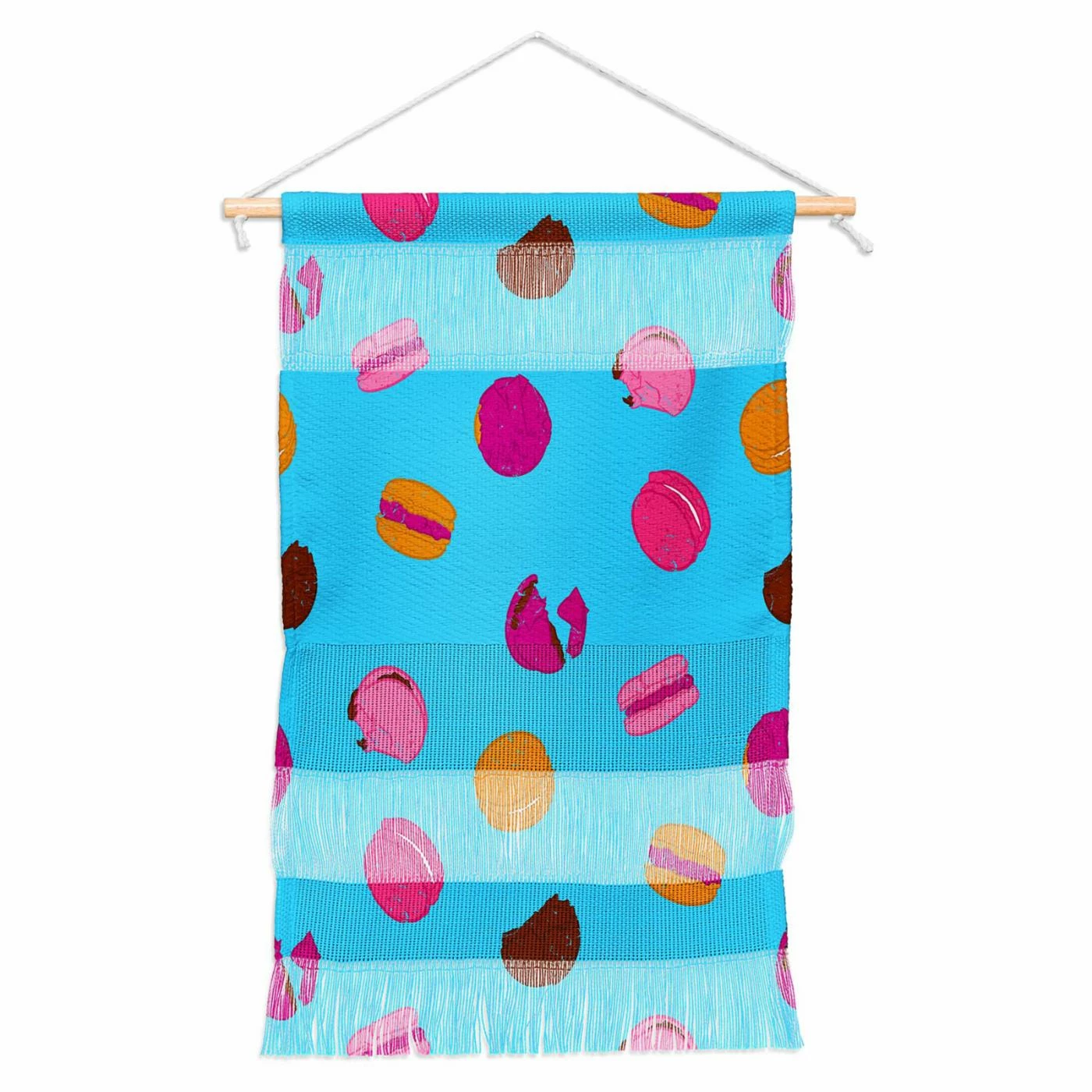 New โญ Upholstered Deny Designs Kawaii French Macaroons Wall Hanging ๐