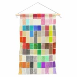 Coupon 🎉 Upholstered Deny Designs Colorquilt 3 Wall Hanging 😉