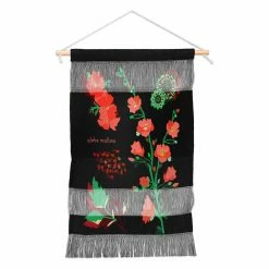 Flash Sale ⭐ Upholstered Deny Designs Holli Zollinger Desert Botanical Globe Mallow Hanging Tapestry 🌟