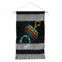 Brand new 🛒 Upholstered Deny Designs Holli Zollinger Zodiac Scorpio Hanging Tapestry 🎉