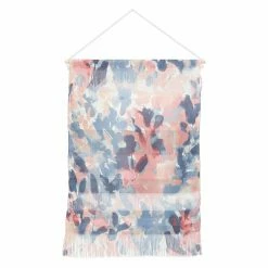 Best deal 🛒 Upholstered Deny Designs Jacqueline Maldonado Intuition Pale Peach And Blue Hanging Tapestry 💯