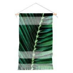 Brand new 🔔 Fabric Deny Designs Mareike Boehmer Palm Leaves 14 Hanging Tapestry 🛒