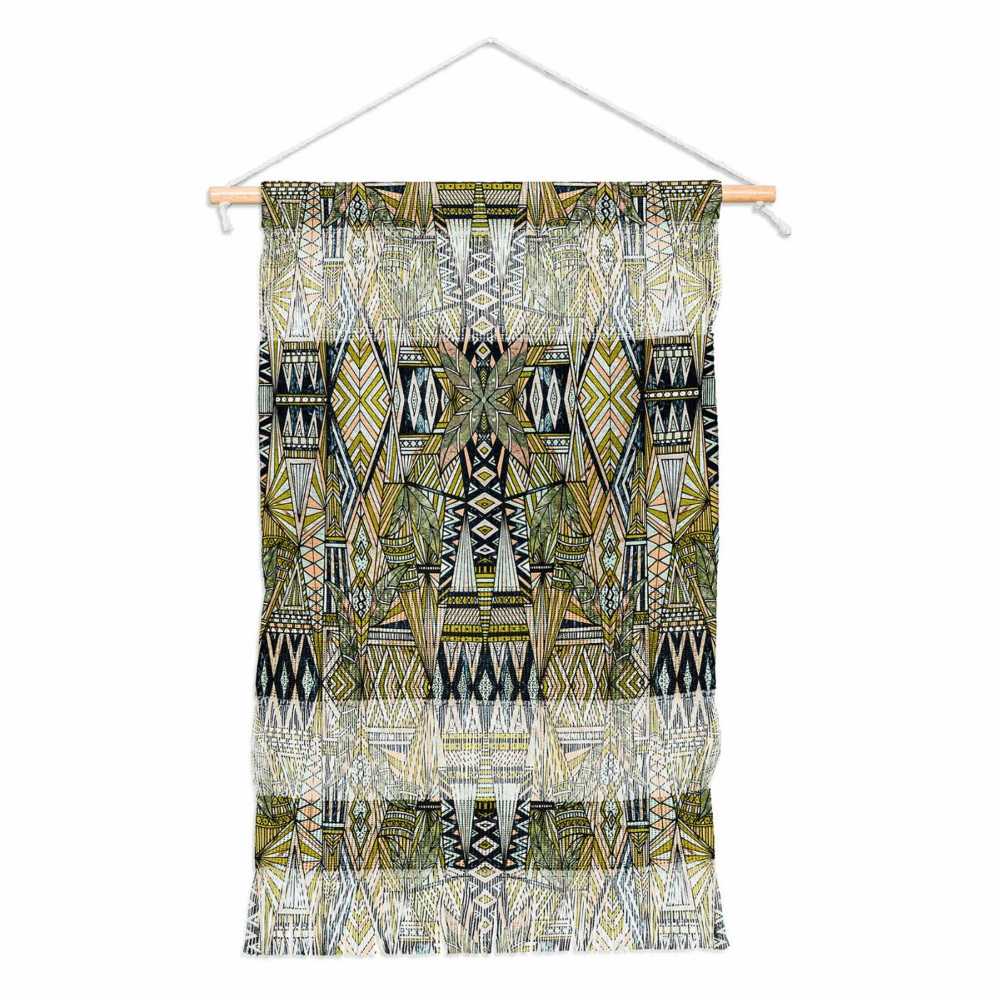 Brand new โค๏ธ Upholstered Deny Designs Marta Barragan Camarasa Nature Tribal Pattern Hanging Tapestry ๐