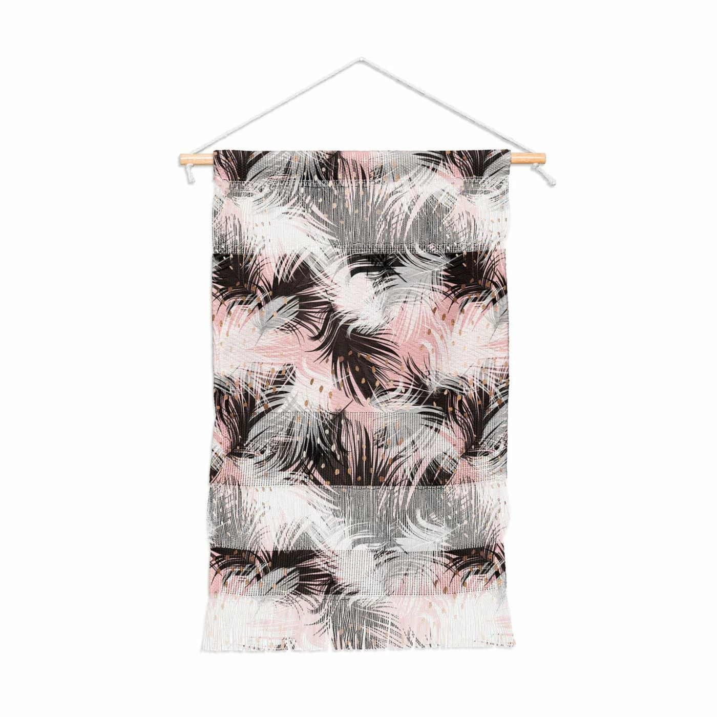 Wholesale ๐ฅ Upholstered Deny Designs Feathers And Drops Of Copper Portrait Wall Hanging ๐งจ