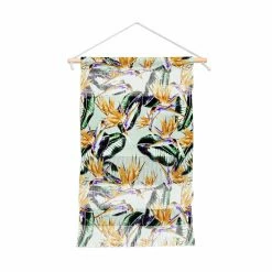 Wholesale ✔️ Upholstered Deny Designs Floral Exotic Portrait Wall Hanging 💯