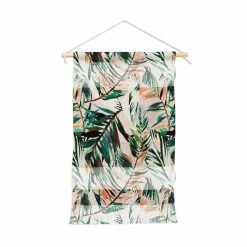 Flash Sale ❤️ Upholstered Deny Designs Tropical Leaf Desert Portrait Wall Hanging ✨