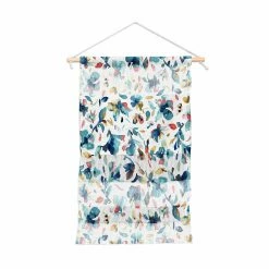 Best Pirce ✔️ Upholstered Deny Designs Watercolor Hibiscus Floral Portrait Wall Hanging ❤️