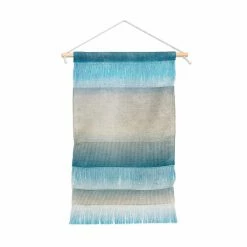 Cheapest ✔️ Upholstered Deny Designs Blue Fade Portrait Wall Hanging 🔔