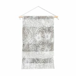 Budget ⭐ Upholstered Deny Designs Eden Floral Sand Portrait Wall Hanging ✨