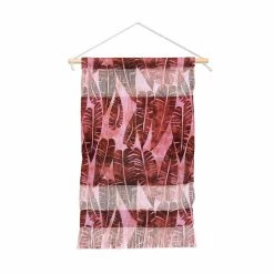 Best deal ⭐ Upholstered Deny Designs Island Goddess Leaf Rose Portrait Wall Hanging 🌟