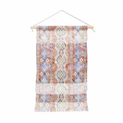 Best Sale 🎁 Upholstered Deny Designs Kilim Kind Peach Portrait Wall Hanging ❤️