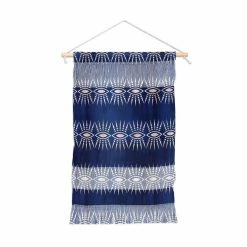 Best reviews of 🎁 Upholstered Deny Designs Mila Eye Stripe Indigo Portrait Wall Hanging 😉
