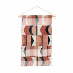 Hot Sale ❤️ Fabric Deny Designs Maximalist Geometric 01 Portrait Wall Hanging 🌟