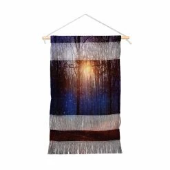 Brand new ✔️ Fabric Deny Designs In Winter Enjoy Portrait Wall Hanging 🔔