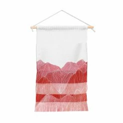 Outlet 🥰 Upholstered Deny Designs Lines In The Mountains IX Portrait Wall Hanging 💯