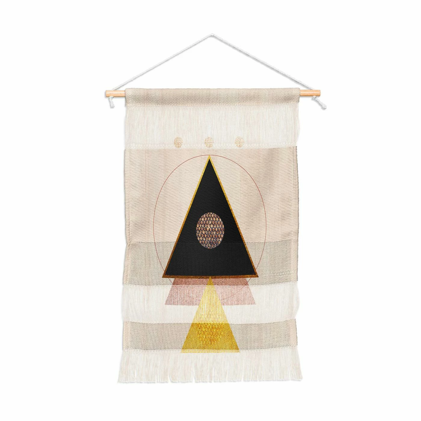 New โญ Upholstered Deny Designs Rustic Neutrals Portrait Wall Hanging ๐