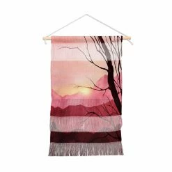 Hot Sale 👏 Upholstered Deny Designs Sunset And Landscape Portrait Wall Hanging 🛒