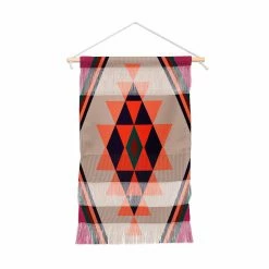 Best Sale 😀 Upholstered Deny Designs Desert Sunrise Portrait Wall Hanging 🎁