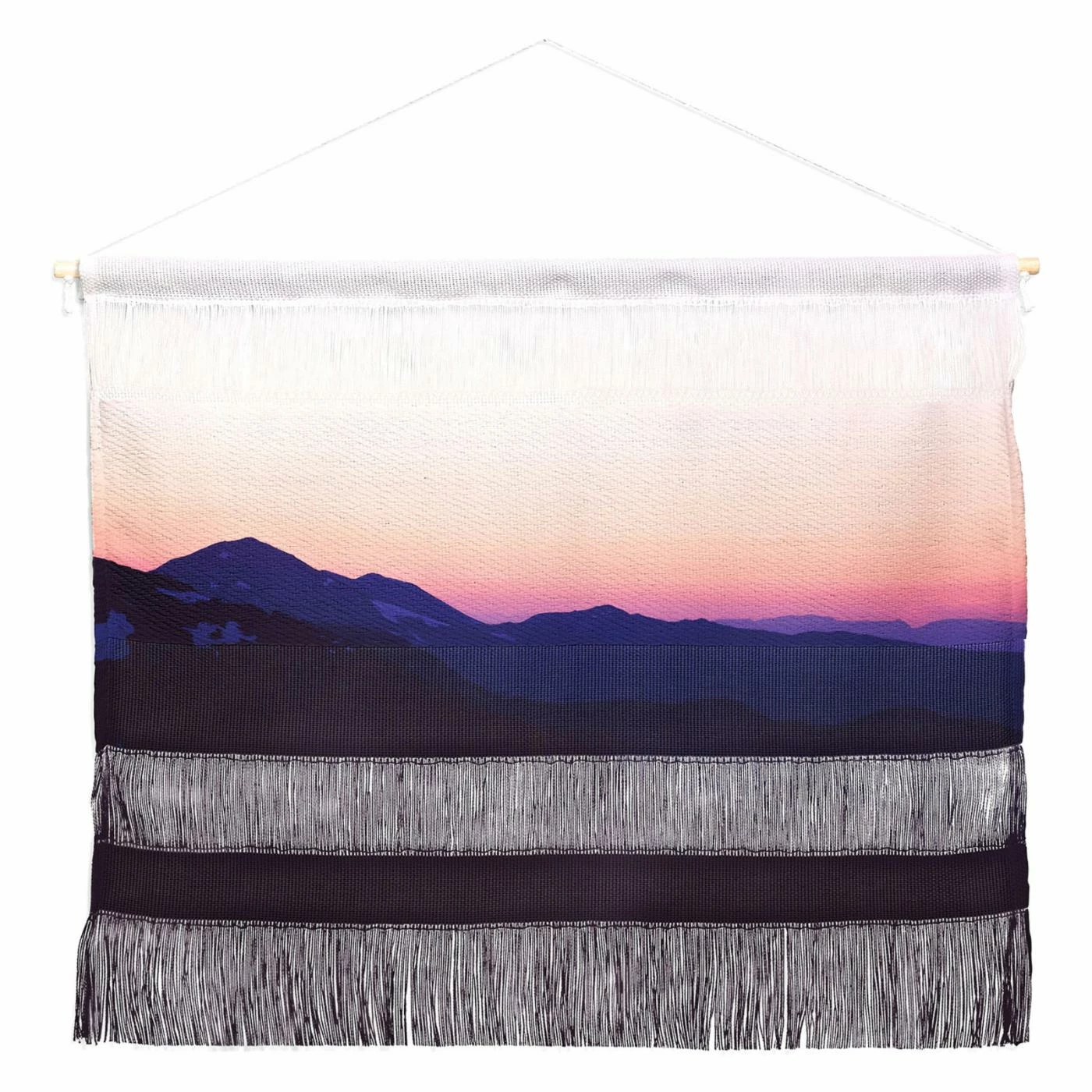 Best Sale ๐ Upholstered Deny Designs Catherine McDonald Colorado Sunset Wall Scroll ๐