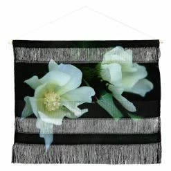 Promo 🛒 Upholstered Deny Designs Catherine McDonald Cotton Blossom Wall Scroll 🎉