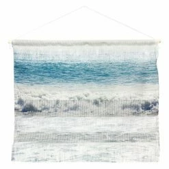 Brand new 🌟 Upholstered Deny Designs Catherine McDonald Malibu Waves Wall Scroll 🔔