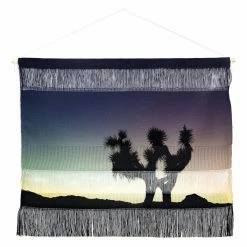 Best Sale ✔️ Upholstered Deny Designs Catherine McDonald Sunset At Joshua Tree Wall Scroll ⭐