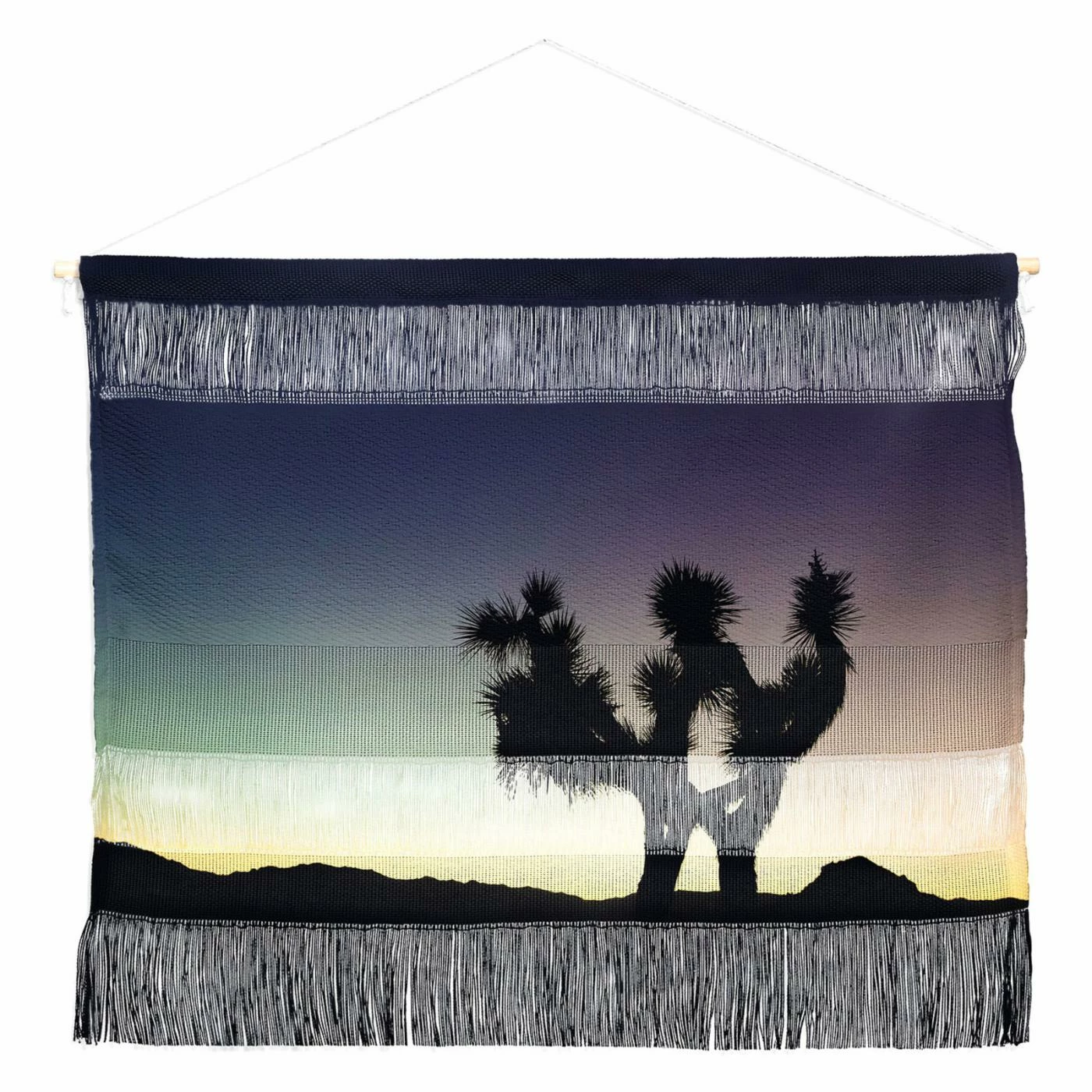 Best Sale โ๏ธ Upholstered Deny Designs Catherine McDonald Sunset At Joshua Tree Wall Scroll โญ