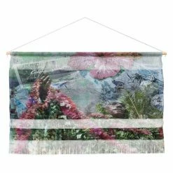 Brand new 🔥 Upholstered Deny Designs Deb Haugen Aloha Spirit Wall Scroll 🧨