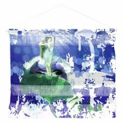 Budget ✔️ Upholstered Deny Designs Deb Haugen Ms Purple Wall Scroll 🎁