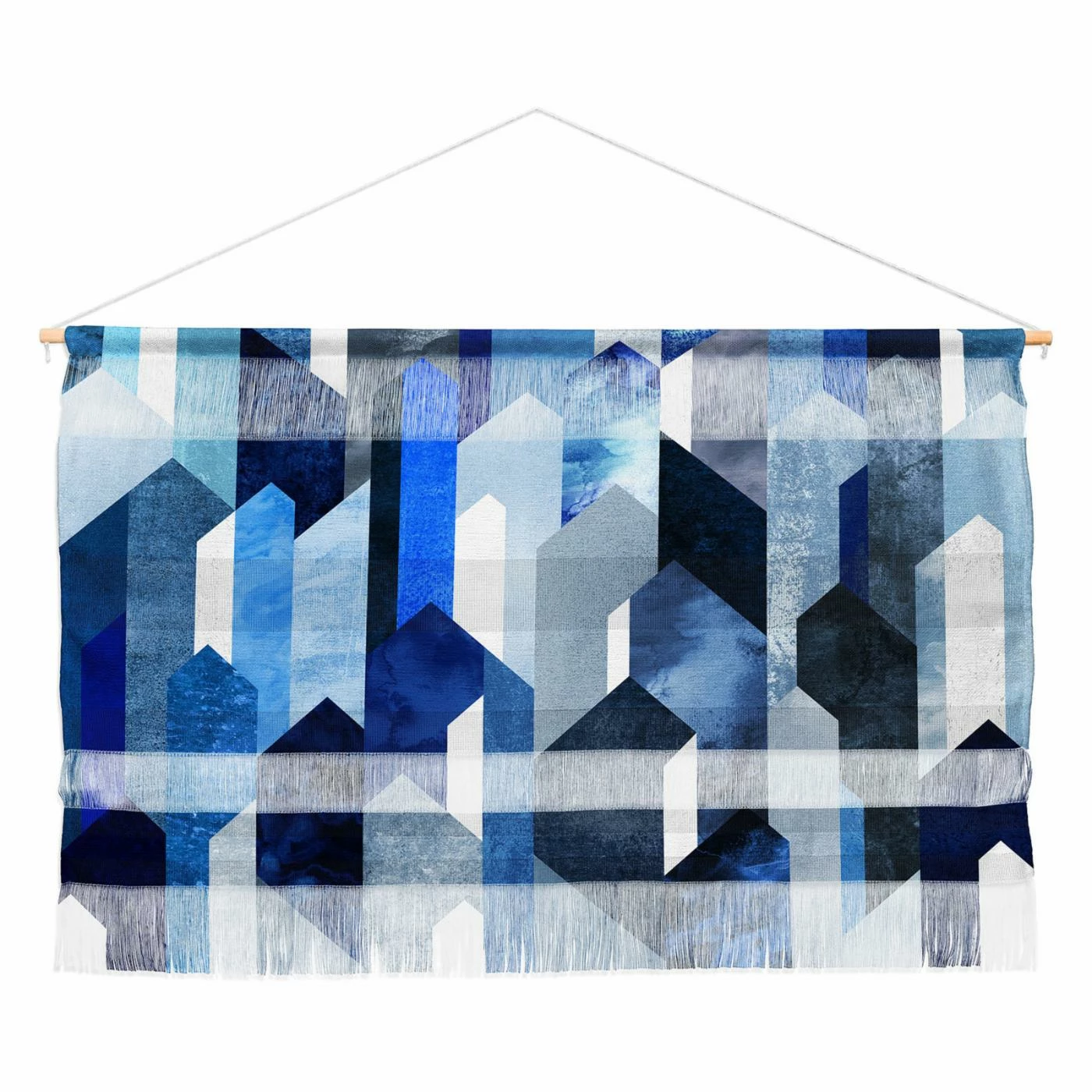 Deals ๐ Upholstered Deny Designs Elisabeth Fredriksson Crystallized Blue Wall Scroll ๐