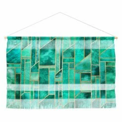Flash Sale 👍 Fabric Deny Designs Elisabeth Fredriksson Turquoise Skies Wall Scroll 🤩
