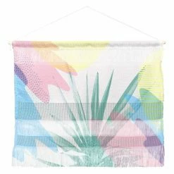 Best Sale ❤️ Fabric Deny Designs Emanuela Carratoni Geometric Palm Wall Scroll 🔔