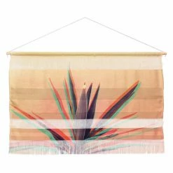 Discount ⭐ Upholstered Deny Designs Emanuela Carratoni Palm RGB Wall Scroll 😍