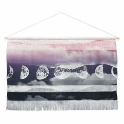 Discount ✔️ Upholstered Deny Designs Emanuela Carratoni Pastel Moontime Wall Scroll 🎁