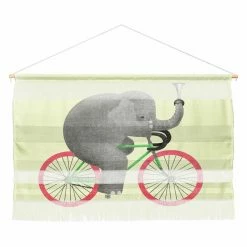 Promo 😀 Upholstered Deny Designs Eric Fan Ride Wall Scroll 😍