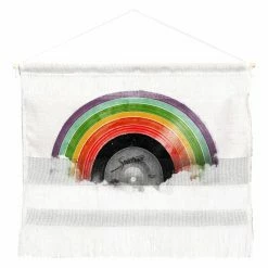 Hot Sale ❤️ Upholstered Deny Designs Florent Bodart Rainbow Classics Wall Scroll 🛒