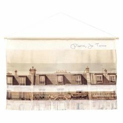 Hot Sale 🛒 Fabric Deny Designs Happee Monkee Paris Je Taime Wall Hanging 🤩