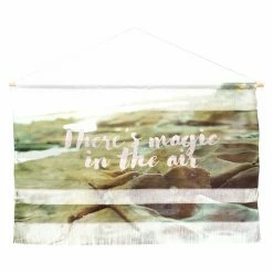 New 💯 Fabric Deny Designs Happee Monkee There Is Magic In The Air Wall Hanging ❤️