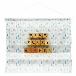 Flash Sale ⌛ Fabric Deny Designs Happee Monkee Warm Fuzzy Wishes Wall Hanging 🥰