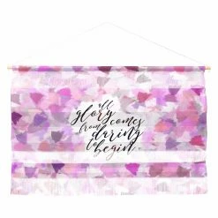 Outlet 🧨 Fabric Deny Designs Hello Sayang Daring To Begin Wall Hanging ❤️