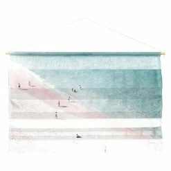 Best Sale 😉 Fabric Deny Designs Ingrid Beddoes Beach Family Love Wall Hanging 😍