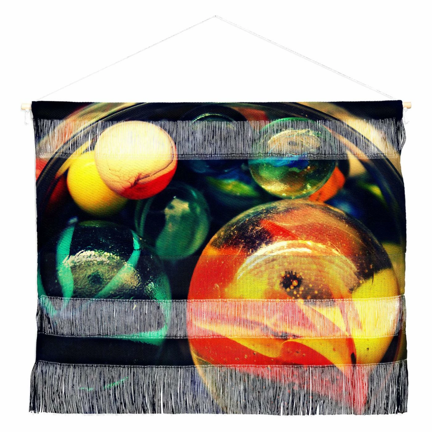 New โ๏ธ Fabric Deny Designs Krista Glavich Vintage Marbles Wall Hanging ๐