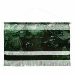 Flash Sale 🎉 Fabric Deny Designs Leah Flores Emerald Gem Wall Hanging ✨