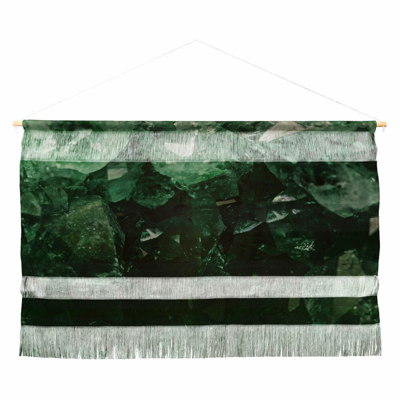 Flash Sale š Fabric Deny Designs Leah Flores Emerald Gem Wall Hanging āØ