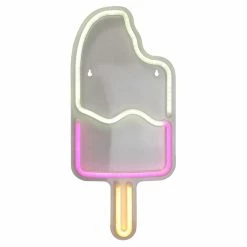 Hot Sale ⭐ Resin Northlight Neon Style Lighted Popsicle Window Sign 🌟