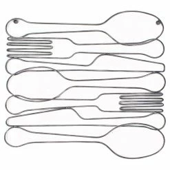 Outlet ✔️ Graham & Brown Dinner Time Metal Wall Art - 16W X 16H In. ⭐