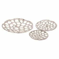 Best Sale 🛒 Metal Elizabeth Austin Nickel Plated Honeycomb Wall Art ✨