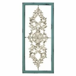Outlet 🌟 Stratton Home Decor Wood Stratton Home Scroll Panel Wall Sculpture 💯