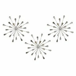 Best reviews of 🧨 Stratton Home Decor Resin Stratton Home Acrylic Burst Wall Decor - Set Of 3 🌟