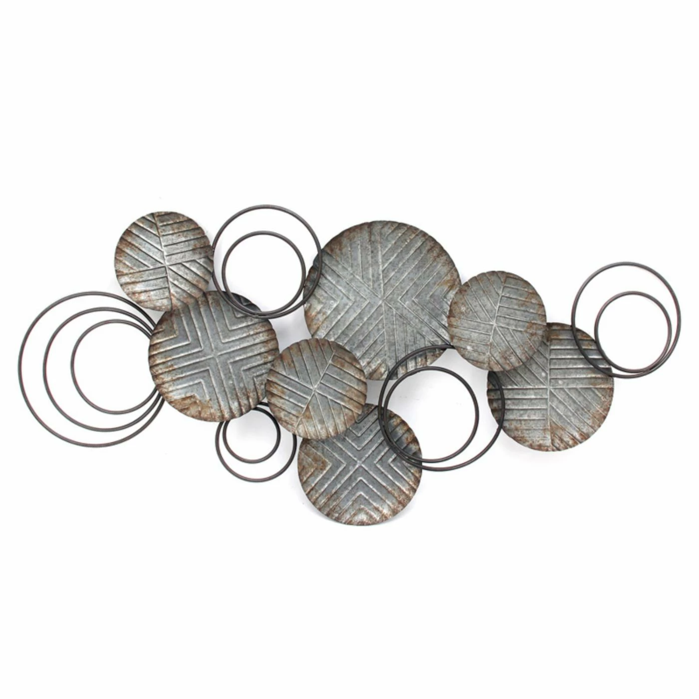 Budget โ๏ธ Metal Stratton Home Decor Galvanized Plates Wall Decor ๐